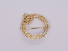 ’30s Antique Butterfly BELAIS Art Deco 10K Gold Filigree Brooch Pin 1.3 grams