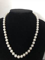 Faux Pearl 18” Necklace Glass Vintage Revlon Classic Elegant