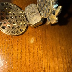 Vintage Rare Betsey Johnson Owl Stretch Bracelet