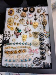 HUGE *REPAIR~HARVEST~CRAFT* Vintage & Costume Jewelry Lot RS * 350+ PCS 14+ Lbs