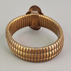Vintage Victorian Expandable Bangle Bracelet Tubogas Germany Gold Filled 6.5″