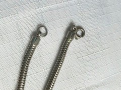 Vintage Silver Tone Necklace 15 Inches. As Pictured