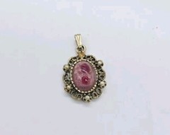 Sarah Coventry Pendant Lot of 2 Gold Tone VINTAGE 1.25 in Estate