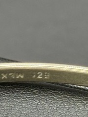Vintage Sterling Silver Hook 7″ Clasp Bangle Bracelet 10 Grams Mexico F24