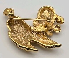 Lot of 5 Poodle Dog Pins Vintage Costume Jewelry AJC Sarahcov