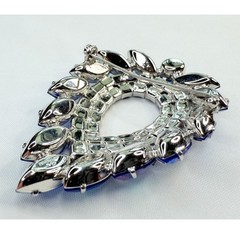 Vintage 1964 Sarah Coventry Blue Lagoon Brooch by D&E Juliana Book Piece