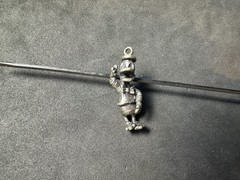 5.31g Vintage Sterling Silver 925 Donald Duck Cartoon Character Disney Pendant M
