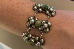 Art Nouveau/Art Deco Mexican Solid Silver Silver Bracelet