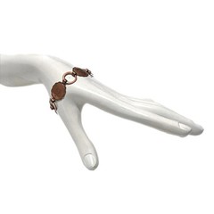 Copper Bracelet 7″ Concho Southwestern Rustic Americana Cowgirl Boho Rodeo VTG