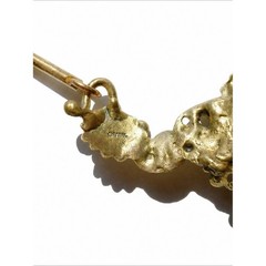 Richard Kaish Seashell Collar Necklace Vintage Brutalist Ocean Statement Signed