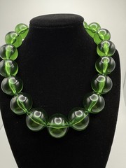 Vintage Liz Claiborne Adjustable Glass Beaded Necklace