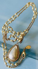 Collection of 7 Vintage-Style Fashion Necklaces, Nolan Miller, Cookie Lee, Avon