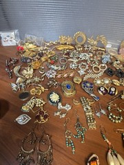 Massive Vintage to modern estate Jewelry Lot. 600+ items pieces/ some being 925