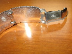 Vintage BB Sterling Bracelet Art Deco Style Panel Link Women’s Bracelet 7″ Long