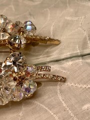 Breathtaking Juliana DeLizza and Elster Aurora Borealis Grape Cluster Pin