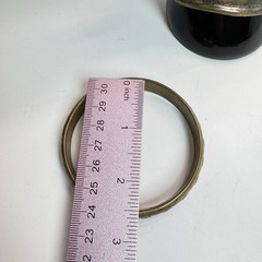 Lot Of 4 Vintage Solid Brass Bracelets Cuff & Bangles Etched Boho Patina