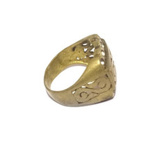 VINTAGE ANCIENT BRONZE OLD RING STYLE ROMAN VERY RARE LEGIONARY ARTIFACT AMAZING
