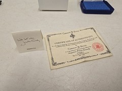 Camrose & Kross Jackie Kennedy Morning Mist Brooch W/ Box & COA