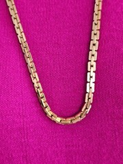 MONET 2 pc heavy 15″ chain and 2 1/2″ by 1 1/2″ shinny pin Statement pieces