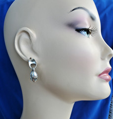 ORIGINAL Designer 925 Sterling Silver Dangle Drop Earrings Jewelry Gift Woman