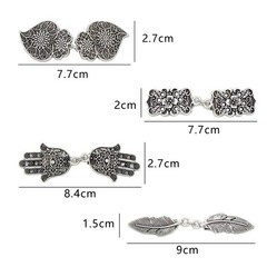 Vintage Cardigan Clip Sweater Shawl Clasp– Retro Zinc Alloy Cape Collar Fastener