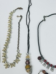 ✨VTG Lot Of 18 Vintage Necklaces & Belt, Chains, Gold silver Tone Varies Styles