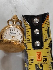 Majestrone Locket Watch Pendant No Chain Gold Tone Japan MOVT