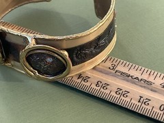 Vintage Copper and Brass Mixed Metal Artisan Cuff Bracelet