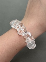 Vintage Rock Quartz Crystal Bracelet