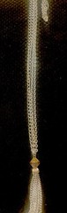 Vintage Silver Multi Chain Tassel Necklace