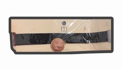 Melody velvet choker necklace with a prominent rose gold toned cameo medallion