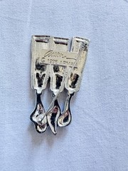 Vintage Paint Tubes Brooch by Arman 1996