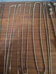 JEWELRY NECKLACES 17PC. HEART BRACELET AND DIAMOND EARRINGS. SEE PICTURES…