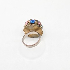 Vintage Rhinestone Cocktail Ring