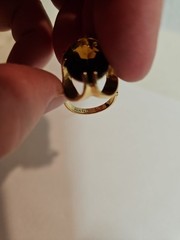 18 kt Gold Plated HGE Cocktail Ring