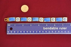 STUNNING! David Andersen Norway Sterling Silver Guilloché Enamel Bracelet @ $465