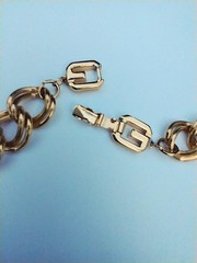 GIVENCHY Double Link 30″ Gold-Tone Chain Designer Classic VTG Necklace