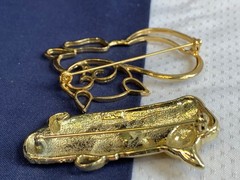 Vtg Mixed Cat Jewelry Lot Enamel Faux Pearl / Onyx / Gems Rhinestones