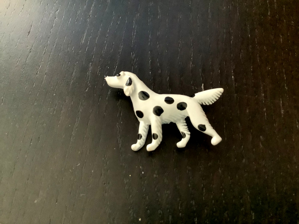 Vintage Gerry’s Enameled Dalmatian Dog Pin Brooch