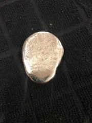 Skull Ingot Zinc 52 Grams Charm