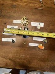 Pendant / Charm Lot Many Signed Roman 12k GF Laurel Burch Sticks Jewelry
