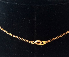 Vintage Necklace w/Tassel Yellow Gold Plated NWT 15.25″ Length