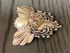 VTG Jane Davis Angels of Love Brooch 1995 Signed