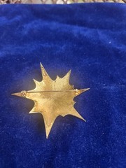 Vintage Jomaz Pavé Rhinestone Supernova Starburst Brooch Pin