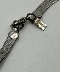 Revlon Silver Herringbone 17” Chain Vintage