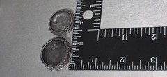 TORINO Pewter Trinket Box Earrings Brooch Pin Set Signed Birds Floral Vintage