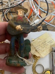 Junk Drawer Lot Jewelry Sterling, Cards, 1921 (2) Morgan’s Dollars, Lighters etc