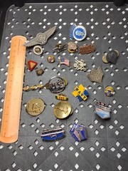 Lot Of Military Themed Pins Military Pin Lot DSTAB