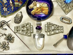 Vintage Jewelry Lot Art Deco Art Nouveau Retro Sterling Silver