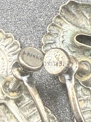 Vintage Sterling Silver Detailed Seahorse Screw Back Earrings